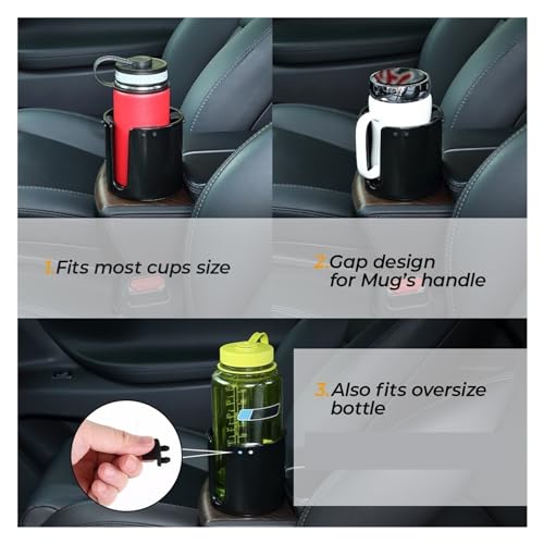 Portavasos universal para carro con adaptador ajustable miniatura 5