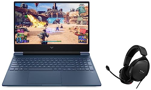 Image of HP Victus Gaming Laptop AMD Ryzen 5 5600H 15.6 inch(39.6 cm) FHD IPS Gaming Laptop & HyperX Cloud Stinger Gaming Headset
