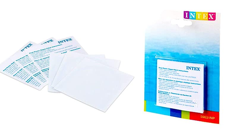 SHAMSI ARTS Adhesive Vinyl Plastic Repair Patch Swimming Pool Bath Tub and Inflatable Toys Puncture Repair KIt 1ps