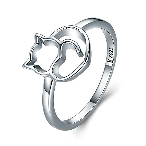Bague chat argent 925 fini les allergies aux bijoux fantaisie
