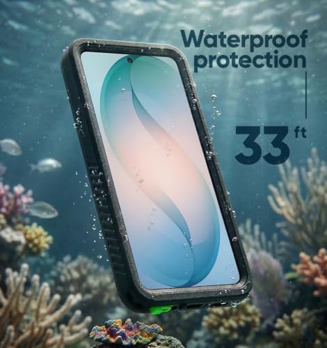 MOTIVE for Phone Case Samsung s26, Full Body 360° Waterproof with Belt Clip Holster, Built-in Screen Protector, Magnetic Charging, Designed for Samsung s26 case with Screen Protector | 6.3” - Black by MOTIVE - Used condition - Image 13