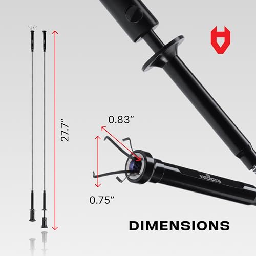 NoCry Magnetic Flexible Claw Grabber Pickup Tool with Bright LED Light - 27.7in Long Magnetic Pickup Tool, Retractable Claw Grabbing Tool, Magnetic Grabber Tool with 5lb Pull Strength Pick Up Tool by NoCry - Image 9