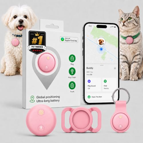 Ultra-Slim No-Fee Dog Tag Tracker
