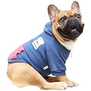 IChoue Pet Clothes Dog Hoodie Hooded Full Zip Sweatshirt