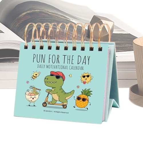 Calendario de escritorio perpetuo y organizador compacto de citas para motivacion diaria