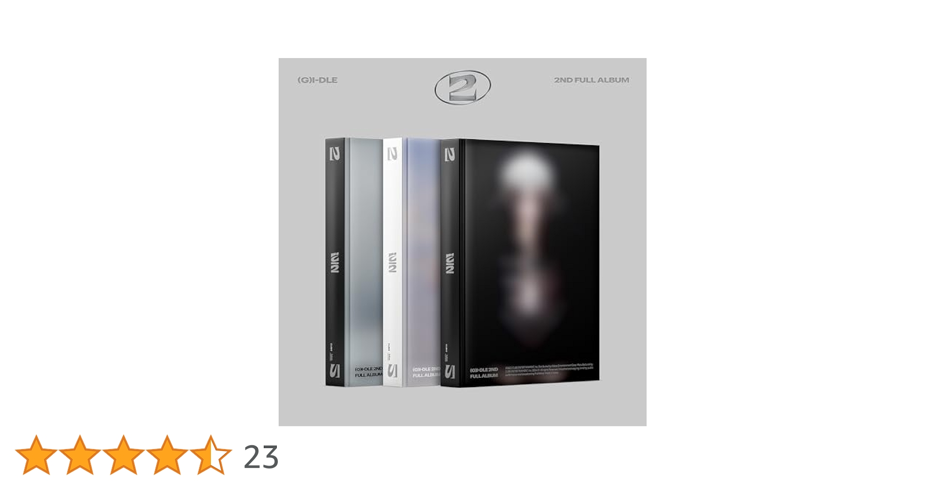 Amazon.co.jp: (G)I-DLE 2ND FULL ALBUM '2'（韓国盤