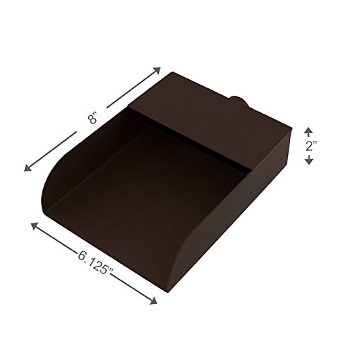 Mosegi 6" Rectangular Water Spout Scupper Spillway For Pools Ponds Fountains Brown Bronze #TOP1