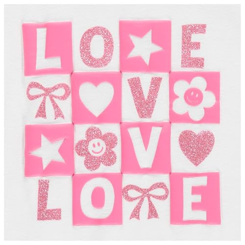 Image of BTween Girls 4 Piece Tops Fashionable Short Sleeve T-Shirt Casual Daily Shirt for Kids Assorted Colors