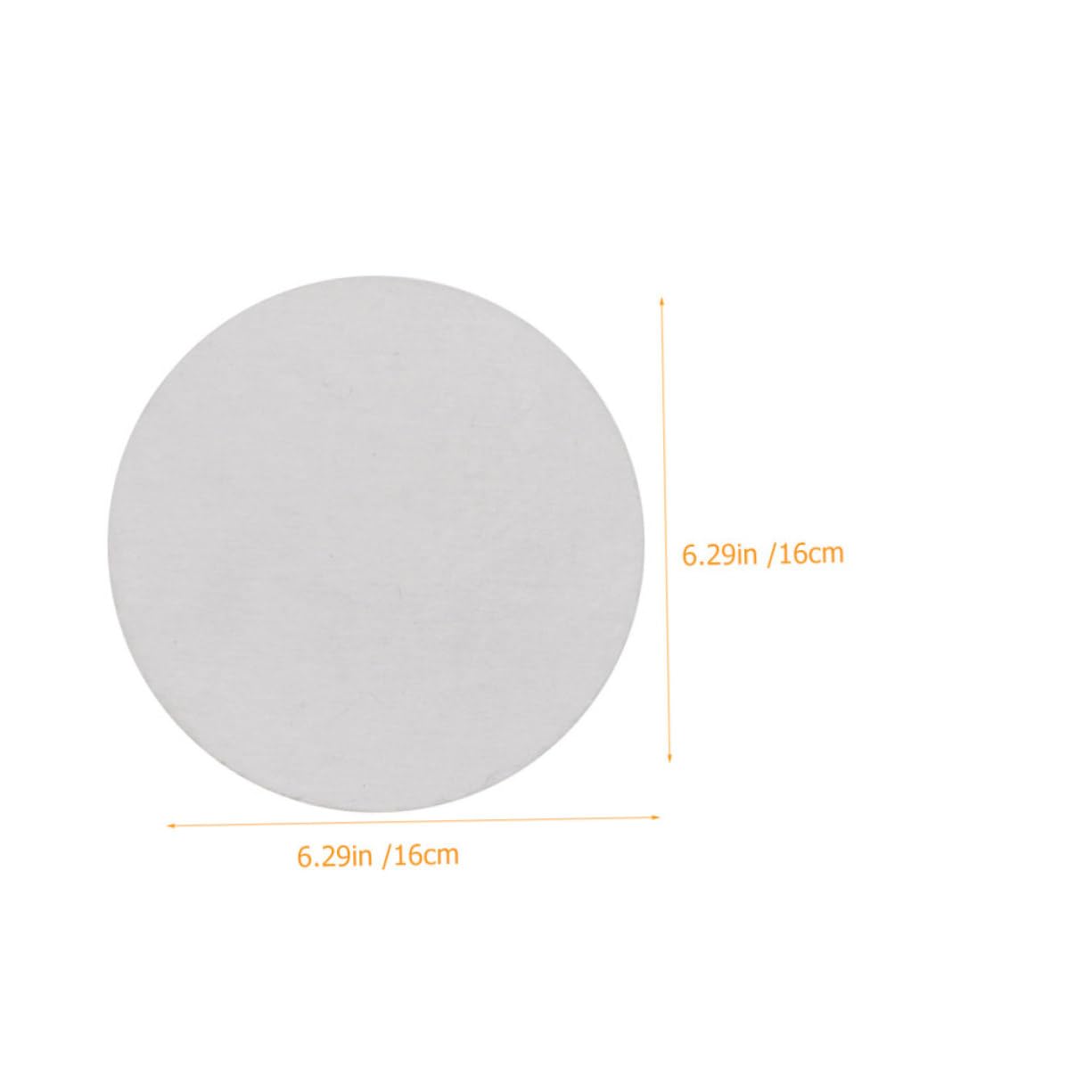 BRIGHTFUFU 24pcs Round Cake Mat Heavy Duty Cake Board Base for Baking Birthday Party