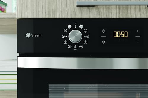 Privileg PBWK3 JH8S BLG Einbau-Backofen mit Hydrolyse und Dampffunktionen/ 71 l/Hydrolyse/CLICK und CLEAN/Multi-Level-Kochen/Pizzafunktion/Freasy Cook