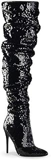 Pleaser Women's Courtly-3011 Thigh-high Boot