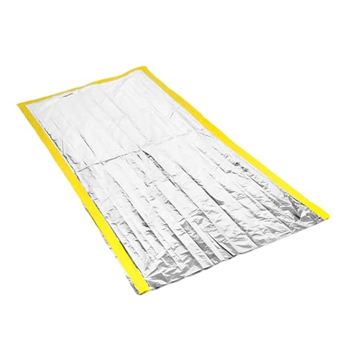 TOYANDONA Emergency Thermal Camping Sleeping Bag Survival Sleeping Bag Light Weight PET Emergency Blankets for Travel Hiking Car