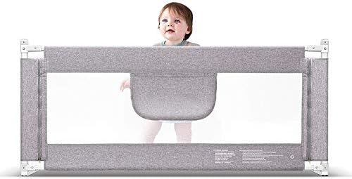 Bed Rails for Toddlers, Extra Long Kids' Bed Rails Guard, Full Size Baby Bedrail for Children, Infants Safety Guardrail, Bed Fence Supports Vertical Lifting, Bed Safety Barrier (80" L x 30” H)