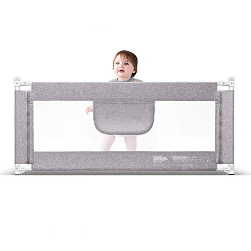 Bed Rails For Toddlers, Extra Long Kids' Bed Rails Guard, Full Size Baby Bedrail For Children, Infants Safety Guardrail, Bed Fence Supports Vertical Lifting, Bed Safety Barrier (80" L X 30” H) #TOP2