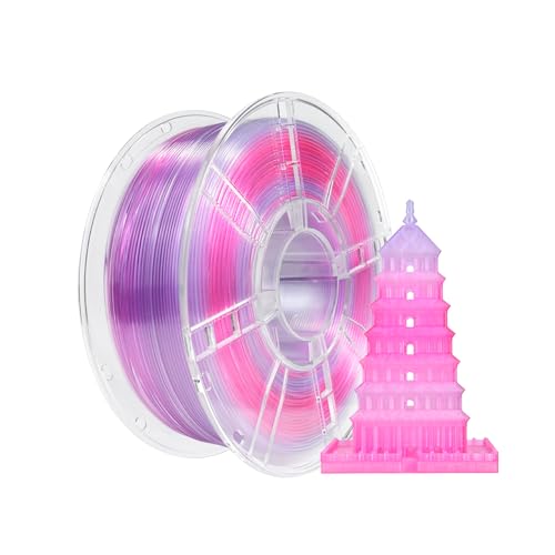 Filament iBOSS PLA Plus Różowy Tęczowy Przezroczysty (PINK RAINBOW TRANSPARENT)