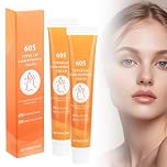 2Pcs Facial Hair Removal Cream for Women, Gentle Upper Lip, Chin & Face Hair Remover, Depilatory Cream for Smooth Skin, Delays Regrowth, Safe for All Skin Types (N)