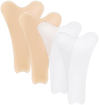 Nimiah Camel Toe Concealer 4-Packs, Seamless Invisible Silicone Underwear Pads to Hide Guard Feminine Lines for Women Leggings Swimsuits Activewear