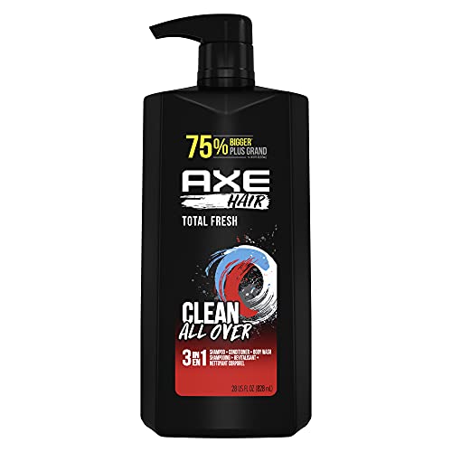 AXE Total Fresh 3-In-1 Shampoo + Conditioner + Body Wash, 355ml
