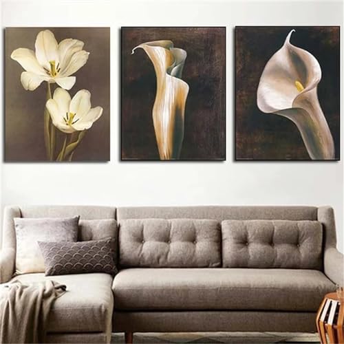 Diamond Painting 3 Pièces Grand Format 100x150cm Strass Éclatants Modèle F-253