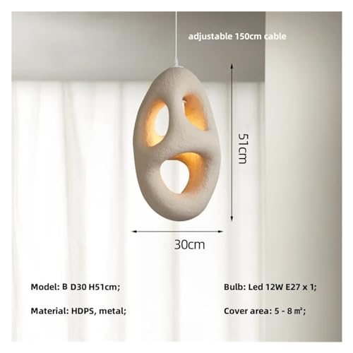 Suspension E27 moderne luminaire de plafond irrégulier à éclairage LED - 3