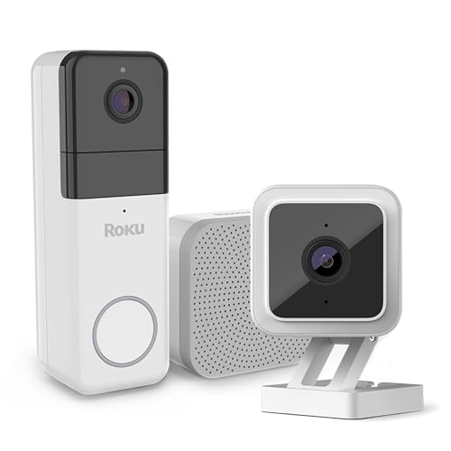 Roku HD Indoor Camera & Wireless Video Doorbell Bundle