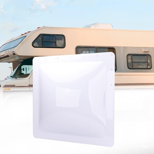 RVGUARD RV Skylight Replacement, 26" x 26" Outer Dimension Skylight Fits All Standard 22" x 22" Openings, RV Skylight for Camper Trailer Fifth Wheel Truck, UV Resistant, Impact Resistant, White by RVGUARD - Used condition - US$74.76