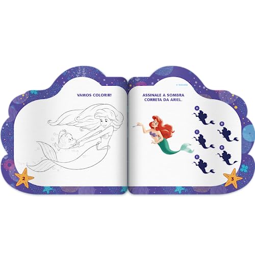 Meu livro de atividades recortado A Pequena Sereia