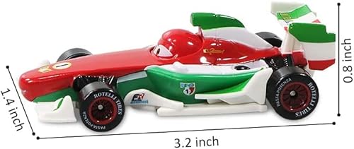 6Pcs Movie Cars 3 Toys Mater Chick Hicks The King Sheriff Francesco Cars 1:55 Diecast Model Vehical Birthday Car Set Toys For Boys Kids #TOP5