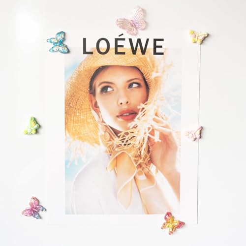 12 Stück Kühlschrankmagnete Schmetterling – Bunte 3D Deko Magnete für Kühlschrank, Whiteboard, Magnettafel, Schule und Büro, kleine Magneten mit schönem Design, süße magnetische Kühlschrankmagnete Set