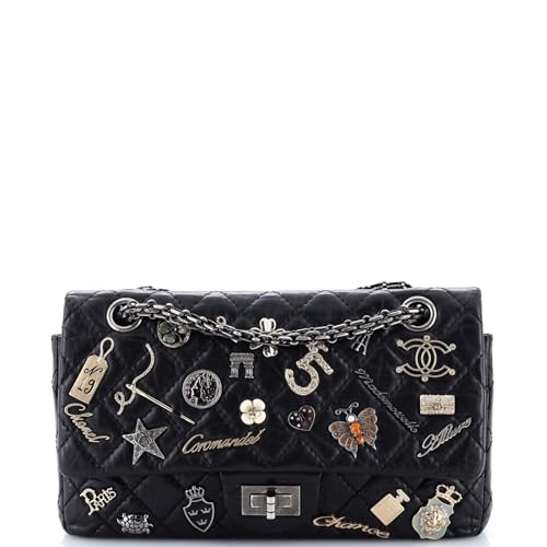 Chanel Pre-Loved Lucky Charms Reissue 2.55 Flap Bag Black