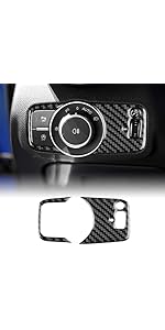 Decoración Coche Adhesivo Negro KUNGKIC Para Alfa Romeo Giulietta 2015-2019 Stelvio 2017-2019 Caja De Cubiertas Para Interruptores De Faros