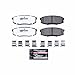PowerStop Rear Brake Pads For Lexus LX570 2013-21 |Toyota Land Cruiser 2008-11 |Tundra 2007-21 |Sequoia 2008-22 - Z36 Truck & Tow Carbon-Fiber Ceramic Brake Pads With Installation Hardware, Z36-1304