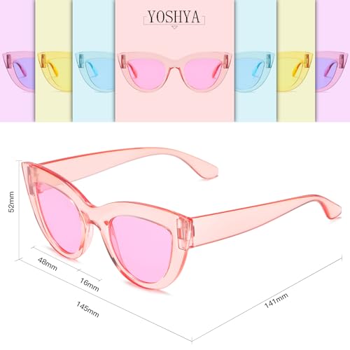 Image of Retro Vintage Narrow Cat Eye Sunglasses for Women Clout Goggles Plastic Frame
