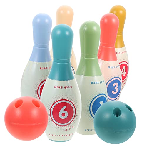 YARNOW Boys and Girls Outdoor Bowling Toys for Boys and Girls Indoor Game Kit