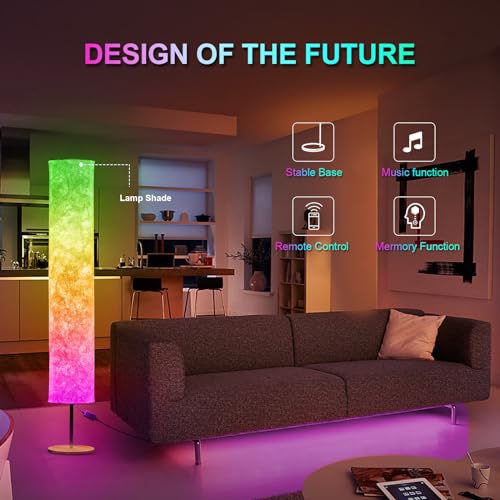 Lámpara De Pie RGB que transforma tus emociones en luz y color 4