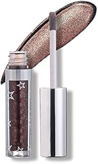 Weixinbuy 12 Colors Liquid Eyeshadow Glitter Metallic Eyeshadow Shining Shimmer Glitter Highly Pigmented Liquid Eyeliner Waterproof Long Lasting ((101#Cream))