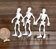 Dollhouse Miniature Set of 3 Skeletons