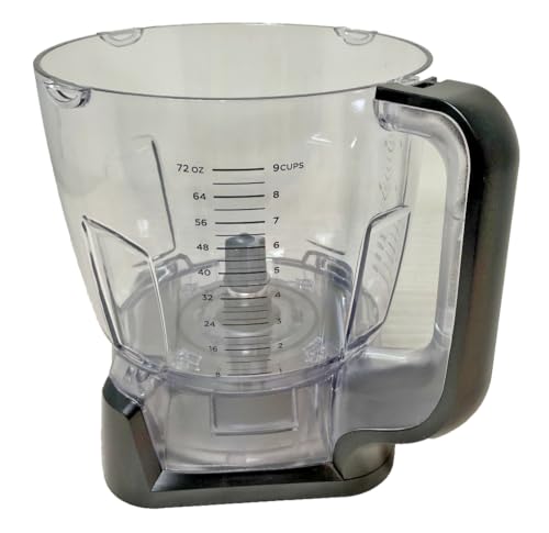 72oz (9 cups) 2.1L Food Processor Bowl Only Fits Ninja CO905KS 1600 Watts Deluxe Kitchen System
