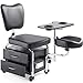 Salon Spa Pediküre Einheit Nail Hocker Set, Salon Hocker Stuhl mit Mobile Storage Kabinett für Nagelstudio, Fußpflege Spa, Tätowierung, Zahnarztklinik