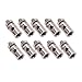 Dilwe RC Push Rod Connectors, Stainless Steel 10pcs RC 1.8mm Pushrod Connector Linkage Stoppers for RC Model Plane