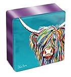 Dean's Steven Brown Rainbow Rab McCoo Shortbread Rounds – 150g Decorative Tin | All Butter Scottish Shortbread | Collectible