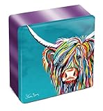 Dean's Steven Brown Rainbow Rab McCoo Shortbread Rounds – 150g Decorative Tin | All Butter Scottish Shortbread | Collectible