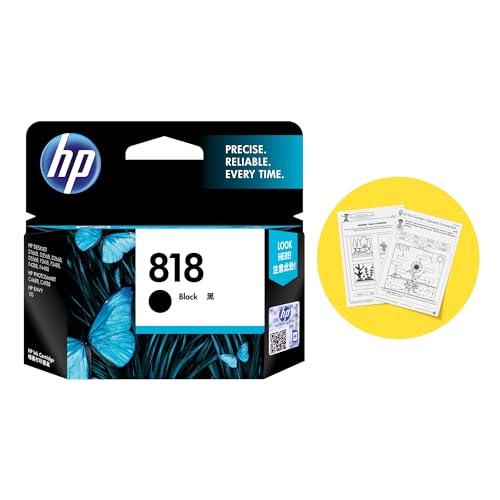 Image of HP 818 Black Original Ink Cartridge