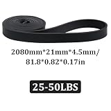 ROSYLEVE Taśmy fitness, długie taśmy oporowe, 100% lateks, taśmy oporowe, taśma do podciągania, idealna do budowy mięśni, jogi, pilatesu, treningu siłowego