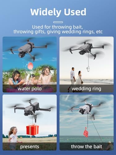 BTG DJI Drones Universal Remote Airdrop Payload Dropper Compatible with DJI Avata 2 /Mini 5 4 pro/Mavic 4 3 Pro Classic Payload Release Dropper Payload Delivery Transport Device — 사진 3