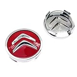  LyTTuu 4 Piezas Coche Tapas Centrales para Citroen C4 X 2022 Polvo Tapacubos Herrumbre Rueda Buje Tapa Impermeable Cubiertacubo Rueda Insignia