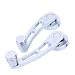 Honhill 2Pcs Slivery Car Window Winder Glass Crank Handle Aluminium Knobs Metal Universal with Adapter