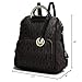 MKF Collection Signature Women Backpack, Vegan Leather Travel Bag Top-Handle Fashion Business Work Bag by Mia K