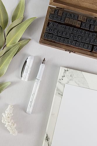 Schneider Glam VIP Fountain Pen in Mineral White #TOP25