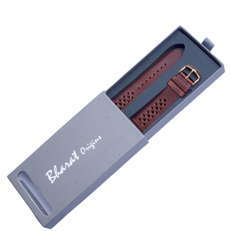 Image of Quick Release Watch Band 22mm 20mm IBIZA BROWN Italian Genuine Leather Watch Strap for Samsung Galaxy Watch | Huawei Watch | Fossil Watch | Amazfit Watch | Oneplus Watch | Pebble Watch | Seiko Watch | Casio Watch | Citizen Watch | Emporio Armani | Armani Exchange| Guess Watch